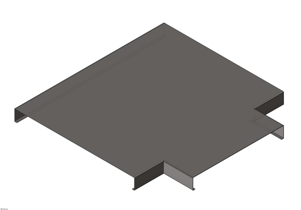Capot T Aluminium 3.0 mm